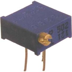 Потенциометр многооборотный керметный 200Ом 0.5Вт PC PIN