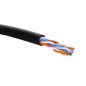 Кабель U/UTP кат.5E 4 пары 24 AWG нгA-HF внутр. прокладки черн. коробка (305м) Eurolan 19C-U5-12BL-B305