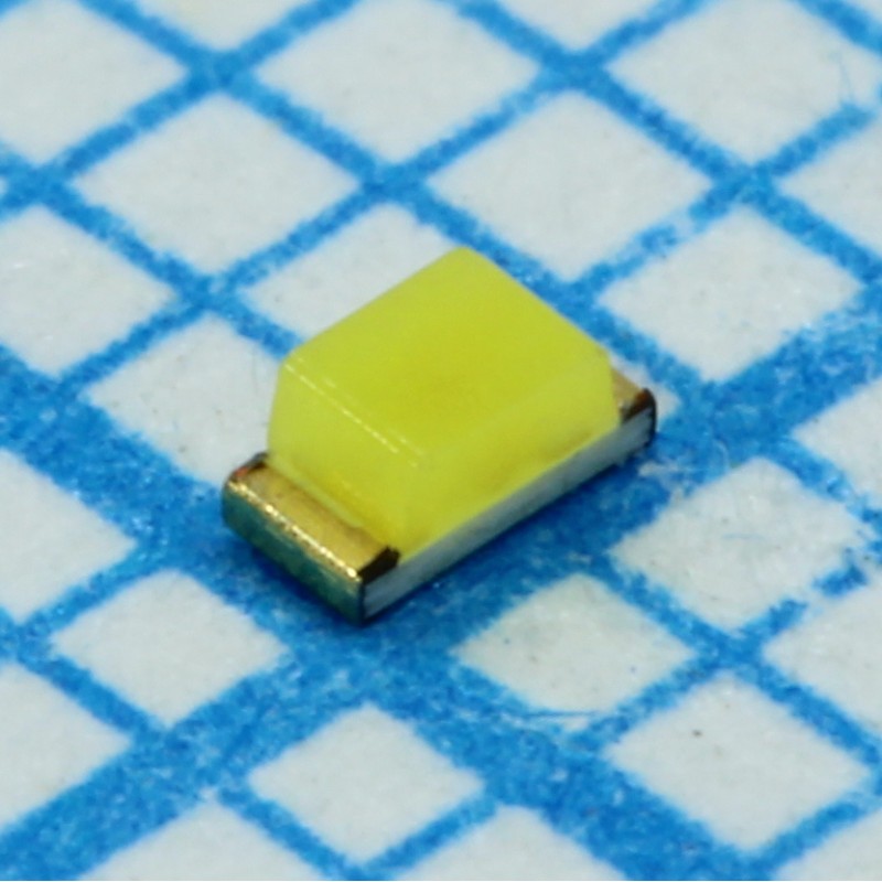 Светодиод smd 1,6х0,8мм/желтый/588нм/120-250мкд/желтый/160°
