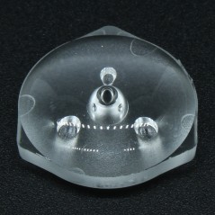 Линза широкоугольная (TV back light lens), 2835/3030, эфф-93%, ~160°, D-15,5mm  H-5,8mm, PMMA