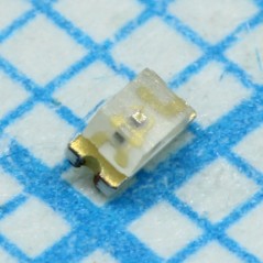 Чип светодиод 1.6x0.8x0.8мм 130° прозрачный 3 мКд 2В