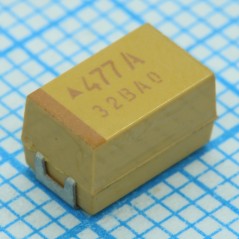 Конденсатор танталовый 100мкФ ±10% 25В типоразмер E