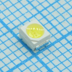 Светодиод smd 3,5х2,8мм/белый/500-900мкд/желтый флуоресцентный/120°