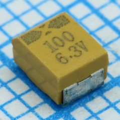 Конденсатор танталовый 10мкФ 16В ±10% типоразмер B-3528