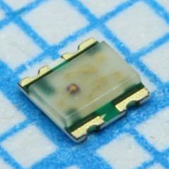 Светодиод smd 1,6х1,6мм/синий/470нм/28-180мкд - зеленый/525нм/112-450мкд - красный/624нм/45-180мкд/белый матовый/130°
