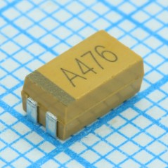 Конденсатор танталовый 100мкФ ±10% 10В типоразмер C