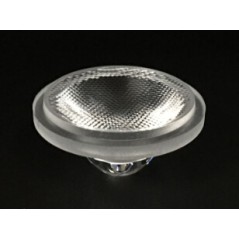 Линза для светодиода XML/5050, эфф-90%, ~25°,  D-35mm  H:16,35mm, PMMA