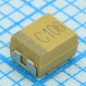 Конденсатор танталовый твердотельный 22мкФ 10В B корпус ±20% (3.5 X 2.8 X 1.9мм) выводы внутрь для поверхностного монтажа 3528-2