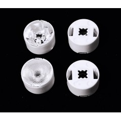 Линза белая для светодиода 3535/3030,  ~13°,  D-16,1mm  H:9,7mm, PMMA