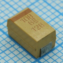 ЧИП-конденсатор танталовый 1000мкФ 6.3В типоразмер X ±10% (7.3х4.3х4мм)