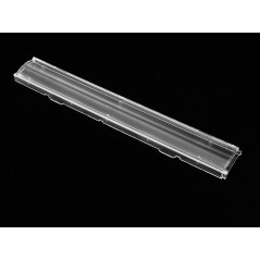 Линейная линза для светодиодов 2835/3030/5630, 90%, Double Asymmetric 25°, 280mm x 40mm, PC-1250Z