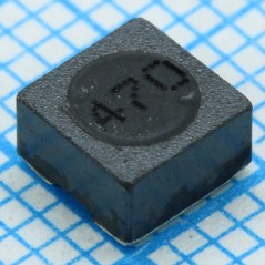 Индуктивность SMD силовая экранированная проволочная 47мкГн 30% 100кГц 10.88Q-Фактор феррит 0.75A 0.28Ом