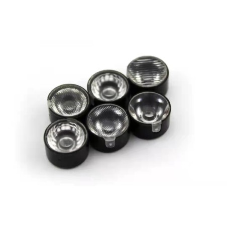 Линза для светодиода 3535/3030, ~30°,  D-10,8 mm  H:7mm, PMMA