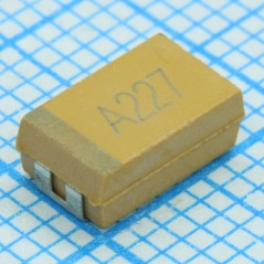 ЧИП-конденсатор танталовый 15мкФ ±10% 50В типоразмер D (7.3 X 4.3 X 2.8мм) 125С лента на катушке