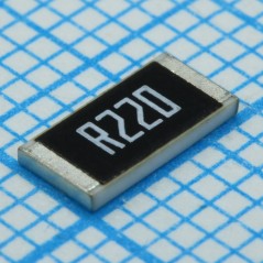 Толстопленочный ЧИП-резистор 2512 0.22Ом ±5% 2Вт ±200ppm/°C лента на катушке