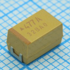 ЧИП-конденсатор танталовый 15мкФ ±10% 50В типоразмер E (7.3 X 4.3 X 4.3мм) 125С лента на катушке
