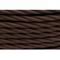 Провод ретро 2х0.75 матов. корич. (уп.20м) Bironi B1-422-72-20