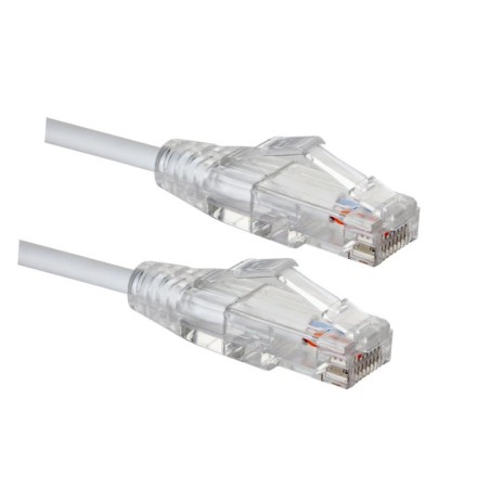 Патч-корд Slim Line U/UTP LSZH кат.6A 1 5м бел. Eurolan 21S-UA-1EWT