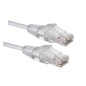 Патч-корд Slim Line U/UTP LSZH кат.6A 1 5м бел. Eurolan 21S-UA-1EWT