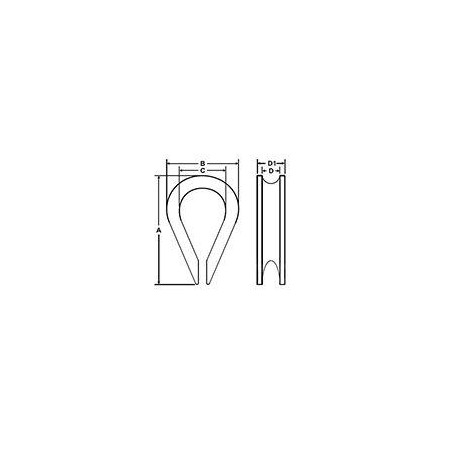 Коуш DIN 6899 d5 Rexant 09-5655