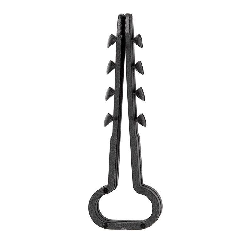 Дюбель-хомут 6-12 для плоского кабеля черн. (уп.100шт) Rexant 07-4614 Дюбель-хомут 6-12 для плоского кабеля черн. (уп.100шт) Rexant 07-4614