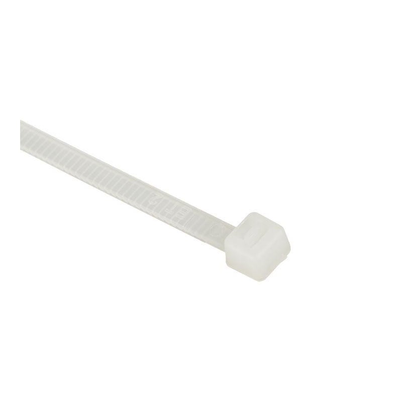 Хомут кабельный 3.6х250 нейл. бел. (уп.100шт) EKF plc-c-3.6x250