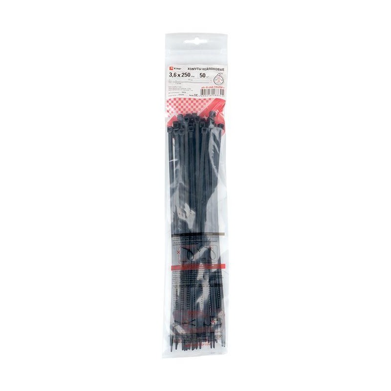 Хомут P6.6 3.6x250 FlexLock стандартный черн. (уп.50шт) PROxima EKF plc-fl-ctsb-3.6x250-r Хомут P6.6 3.6x250 FlexLock стандартный черн. (уп.50шт) PROxima EKF plc-fl-ctsb-3.6x250-r