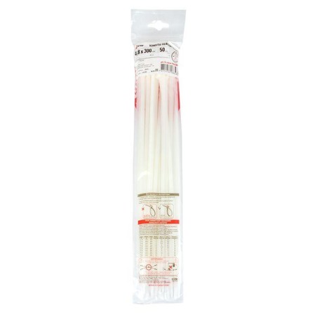 Хомут P6.6 4.8х300 FlexLock стандартный бел. (уп.100шт) PROxima EKF plc-fl-ctsw-4.8x300