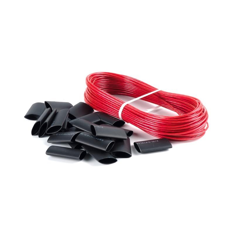 Комплект крепежа в водосточную трубу в 1 нитку 20 м (трос+крепежи) EXTHERM DRAIN/1 Комплект крепежа в водосточную трубу в 1 нитку 20 м (трос+крепежи) EXTHERM DRAIN/1