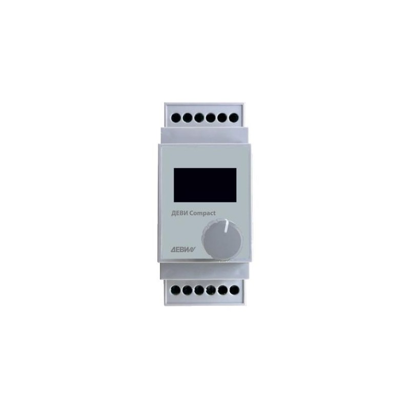 Терморегулятор Compact на шину DIN с датчиком температуры на проводе 16А ДЕВИ 140F5020R Терморегулятор Compact на шину DIN с датчиком температуры на проводе 16А ДЕВИ 140F5020R