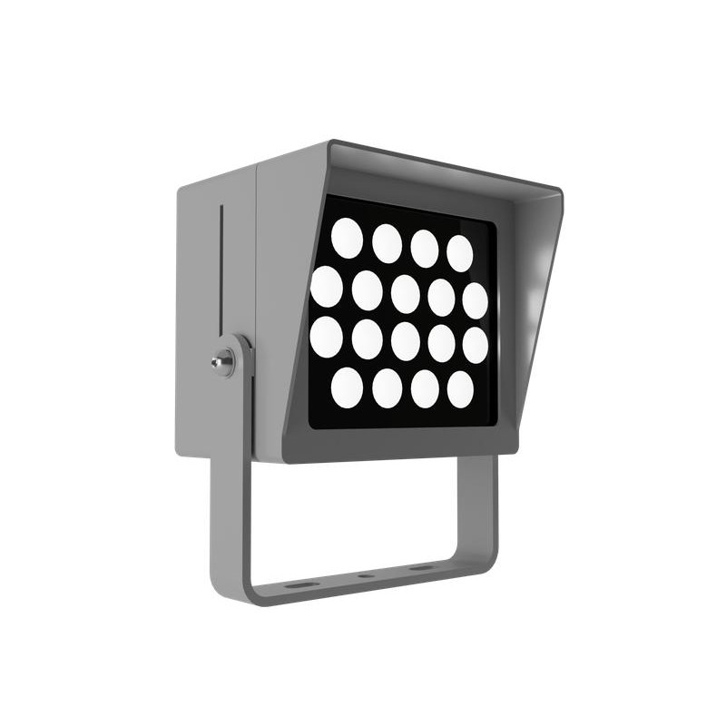 Светильник светодиодный L-point 18/18/К15/850/04/A1-C1/230AC IP65 RAL7035 Муар LEDEL PNT18-462-413-1272