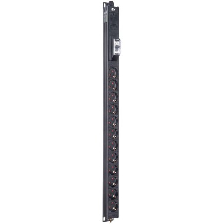 Блок распределения питания BASE PDU PV0111 18U 1ф 16А 12SCHUKO 2.6м SCHUKO ITK BS-PV12-12D-11