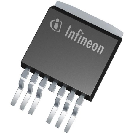 Транзистор полевой MOSFET N-канальный 100В 180A автомобильного применения 7-Pin(6+Tab) D2PAK лента на катушке