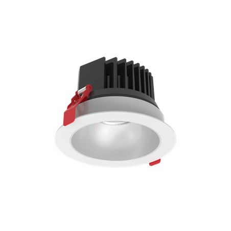 Светильник светодиодный DL-Spark 25Вт 4000К IP44 150х105 60град. встраив. с матов. серебр. рефлектором бел. VARTON V1-R0-00434-1