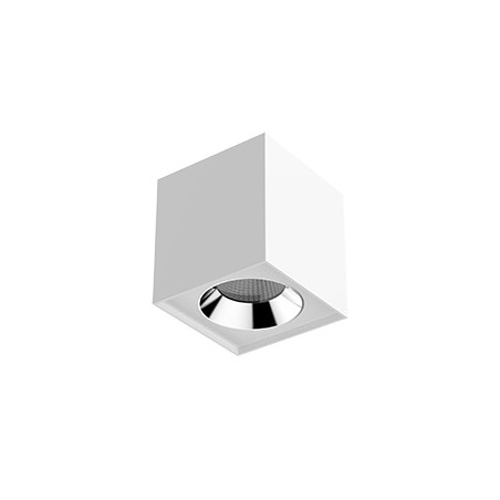 Светильник светодиодный DL-02 Cube 36Вт 3000К 150х160 35град. накладной матов. бел. RAL9010 VARTON V1-R0-00360-20000-2003630