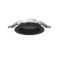 Светильник светодиодный DL-01 Pro 100мм 13Вт 4000К CRI90 120х49мм IP65/40 защ. силикат. стекло RAL9005 черн. муар VARTON V1-RF-9