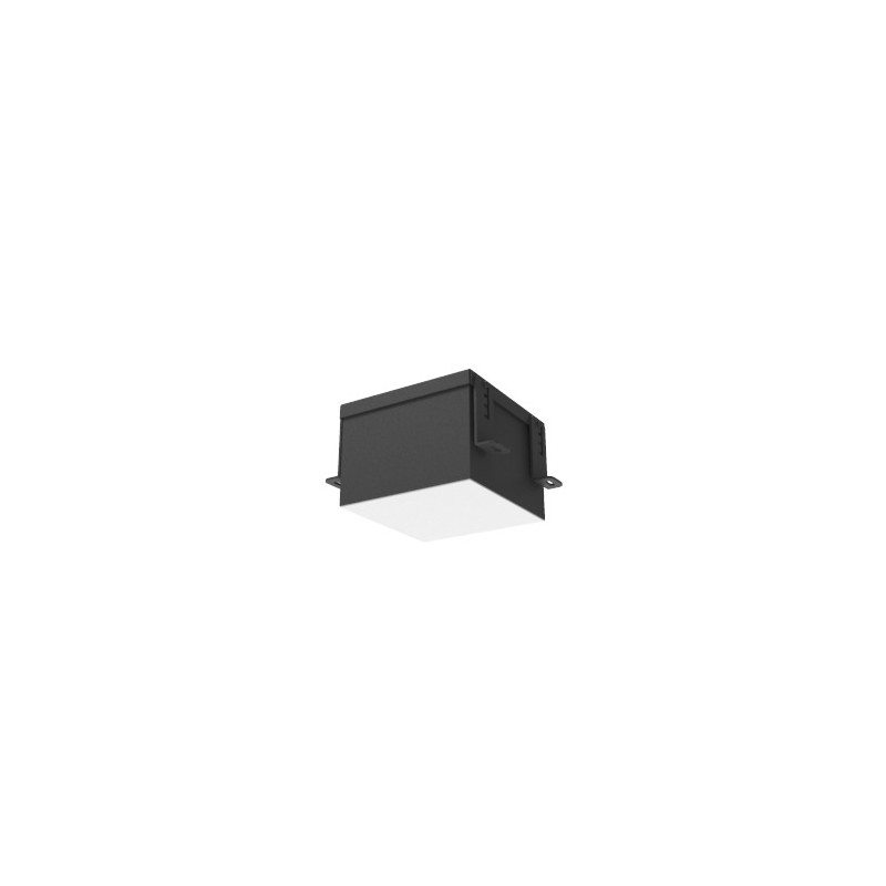 Светильник светодиодный DL-Grill для потолка Грильято 150х150 24Вт 4000К 140х140х100 IP54 встраив. RAL9005 черн. муар диммер DAL