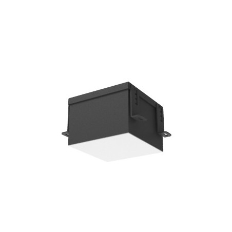 Светильник светодиодный DL-Grill для потолка Грильято 150х150 24Вт 4000К 140х140х100 IP54 встраив. RAL9005 черн. муар диммер DAL