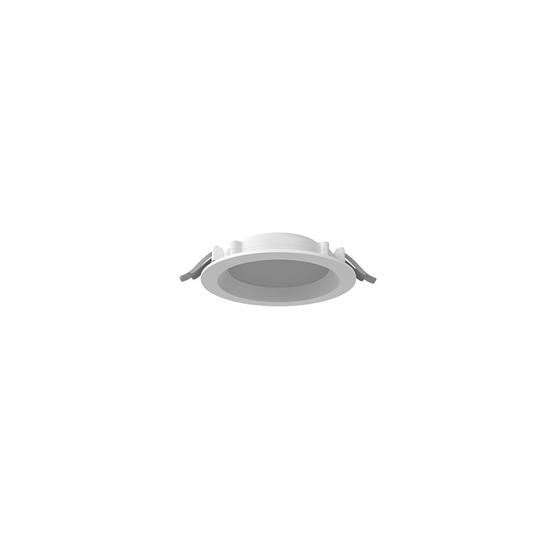 Светильник светодиодный DL-01 Pro 160мм 25Вт 3000К 176x51мм IP65/40 круглый встраив. с опаловым рассеив. RAL9003 бел. муар VARTO