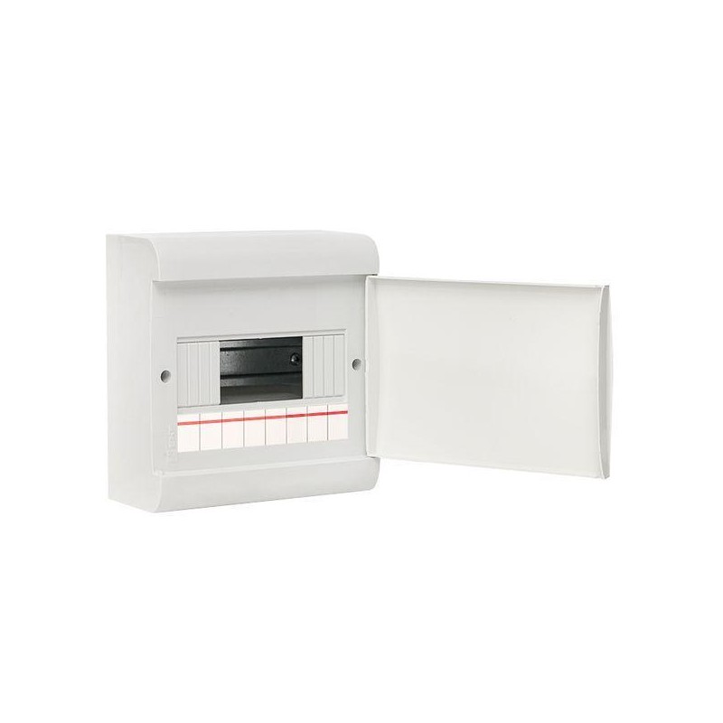 Щит ЩРН-П-8 "SlimBox" IP41 бел. дверца PROxima EKF sb-n-8w