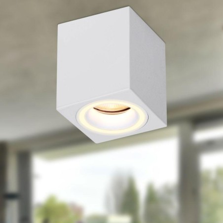 Светильник OL46 WH MR16 GU10 IP20 настенно-потолочн. спот бел. Эра Б0059797