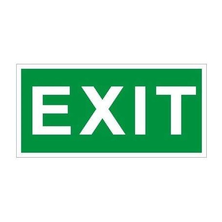 Пиктограмма "Exit" ПЭУ 012 210х105 СТ 2501002350
