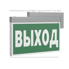 Указатель световой BS-FIRMUS-10-S1-24 Gray Белый свет a19354