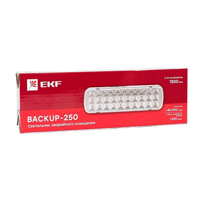Светильник аварийного освещения BACKUP-250 LED PROxima EKF dpa-102