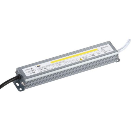 Драйвер LED ИПСН-PRO 5050 30Вт 12В блок-шнуры IP67 IEK LSP1-030-12-67-33-PRO