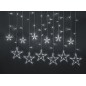 Гирлянда светодиодная "Бахрома" "Звезды" 93 680 NGF-D025-03 2.5х1м 138LED CW IP20 TR Navigator 93680