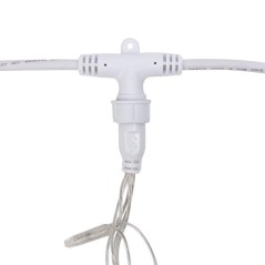 Гирлянда светодиодная "Светодиодный Дождь" 2х6м 360LED бел. 23Вт 24В IP65 эффект водопада с трансф. провод ПВХ прозр. Neon-Night