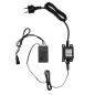 Гирлянда светодиодная "LED ClipLight" 3 нити х20м 399LED бел. 25Вт 24В IP65 свечение с динамикой с трансф. Neon-Night 323-305