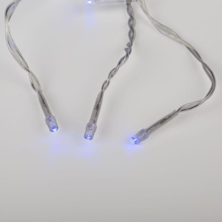 Гирлянда светодиодная "Светодиодный Дождь" 2.5х2м 300LED син. 16Вт 230В IP20 свечение с динамикой провод прозр. Neon-Night 235-0