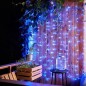 Гирлянда светодиодная "Светодиодный Дождь" 2.5х2м 300LED син. 16Вт 230В IP20 свечение с динамикой провод прозр. Neon-Night 235-0 Гирлянда светодиодная "Светодиодный Дождь" 2.5х2м 300LED син. 16Вт 230В IP20 свечение с динамикой провод прозр. Neon-Night 235-0